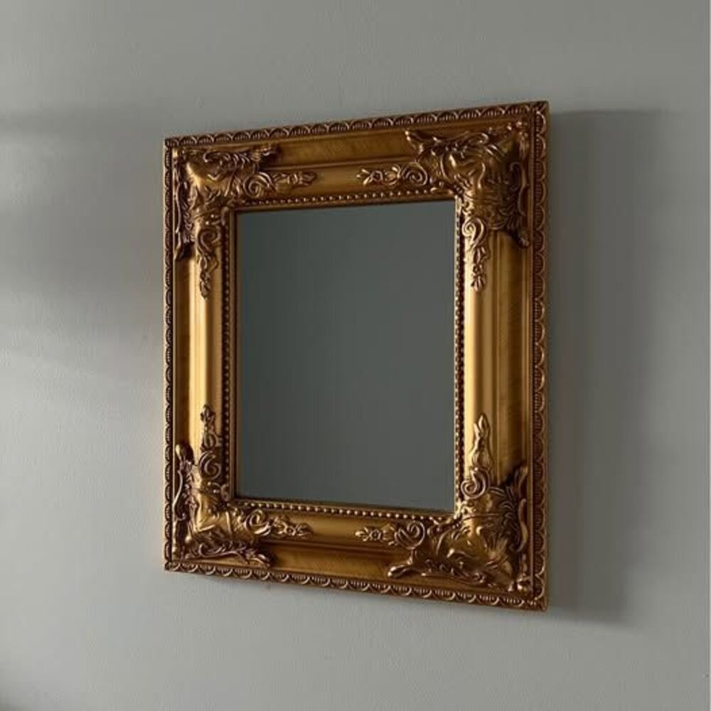 Vintage Ornate Gold Framed Mirror